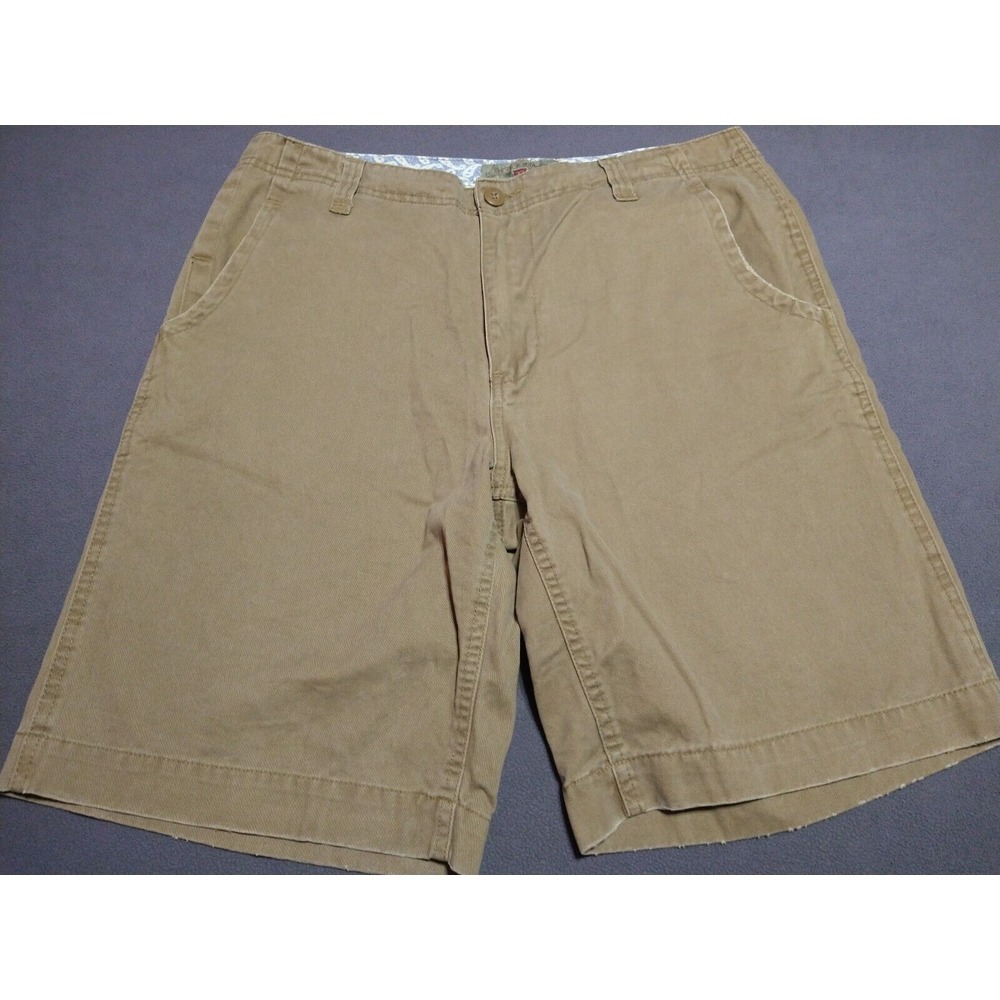 Steve‎ & Barry's Bermuda Shorts Men W34 L9.5 Brown Preppy College